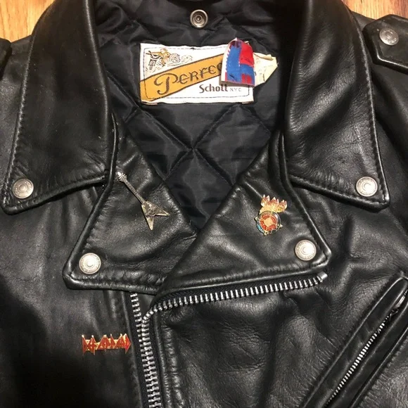 80s schott perfecto leather jacket